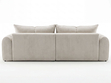 Ecksofa L-Form Links mit Schlaffunktion und Bettkasten Bonno Beige