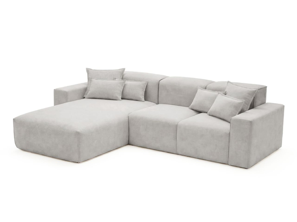Ecksofa L-Form Links Moderne Ecksofa Leni Grau