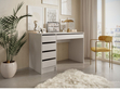 Schreibtisch mit Schubladen Anes Beige
