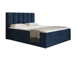 Boxspringbett mit Bettkasten 140x200 Cascada Dunkelblau