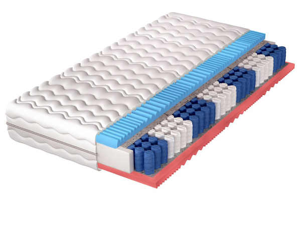 Taschenfederkernmatratze mit profiliertem Schaum Evion 140x200