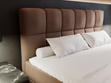Boxspringbett mit Bettkasten 200x200 Alicante Braun