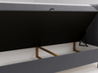 Boxspringbett mit Bettkasten 140x200 Primavera Dunkelgrau