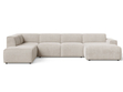 Wohnlandschaft Links Belluno Hellbeige