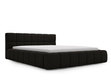 Polsterbett mit Bettkasten und Lattenrost 180x200 Alicante Boucle Schwarz