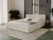 Polsterbett mit Bettkasten und Lattenrost 180x200 Ibiza Creme