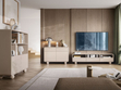 Modernes Wohnzimmer-Möbelset Soffio Kaschmir