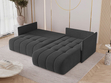 Ecksofa L-Form mit Schlaffunktion und Bettkasten Ardi Anthrazit
