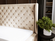 Polsterbett mit Bettkasten und Lattenrost 160x200 Kingston Beige