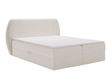 Boxspringbett mit Bettkasten 120x200 Bogota Creme