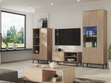 Vitrinenschrank Soroko Hickory