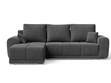 Ecksofa L-Form mit Schlaffunktion und Bettkasten Monti Links Anthrazit