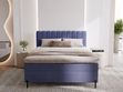 Boxspringbett mit Bettkasten 160x200 Primavera Dunkelblau