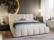Polsterbett Ohne Bettkasten mit Lattenrost 160x200 Cloud Beige