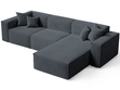 Ecksofa L-Form Rechts Arizona Dunkelgrau