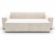 Schlafsofa mit Bettfunktion und Bettkasten Sivra Creme