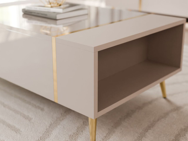 Wohnzimmer-Set im Glamour-Stil Lunelie Kaschmir