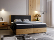 Boxspringbett mit Bettkasten 160x200 Forest Anthrazit 