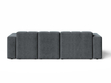 Ecksofa L-Form Links Moderne Ecksofa Loopo Dunkelgrau