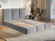 Polsterbett mit Lattenrost 160x200 Trio Dunkelgrau