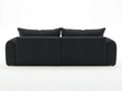 Ecksofa L-Form Links mit Schlaffunktion und Bettkasten Bonno Schwarz