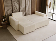 Modernes Ecksofa mit Schlaffunktion und Stauraum Prato L Beige
