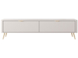 TV-Lowboard mit Türen 200 cm Latina Beige