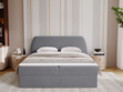 Boxspringbett mit Bettkasten 160x200 Bogota Dunkelgrau