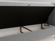 Boxspringbett mit Bettkasten 160x200 Primavera Hellgrau