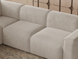 Ecksofa L-Form Links Eluno Hellbeige