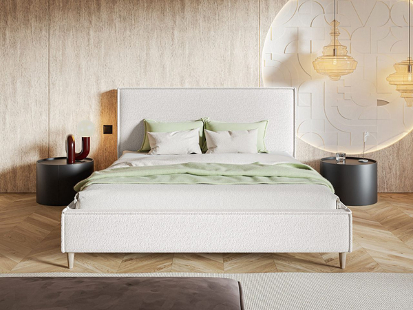 Polsterbett mit Lattenrost 180x200 Grenada Creme