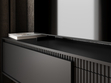 TV-Lowboard mit Türen 187 cm Sorano Schwarz