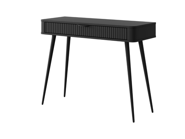 Schminktisch mit Schwarzen Metallbeinen Latina Schwarz