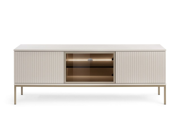TV-Lowboard mit Türen und Led Deo Kaschmir