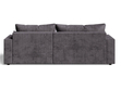 Ecksofa L-Form mit Schlaffunktion und Bettkasten Nivo Graphit
