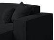 Ecksofa L-Form Rechts Arizona Schwarz
