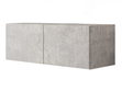 TV-Lowboard mit Türen 100 cm Nodoo Beton 