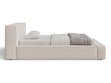 Polsterbett mit Bettkasten und Lattenrost 160x200 Mali Beige