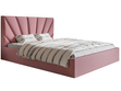 Polsterbett mit Bettkasten und Lattenrost 120x200 Orlo Rosa