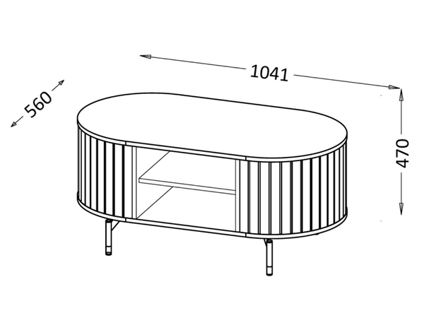 Möbel-Set für Wohnzimmer Soria Schwarz mat
