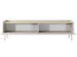 TV-Lowboard mit Türen Abios Beige, Scandi Eiche