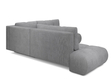 Ecksofa mit Schlaffunktion und Bettkasten Links Kair Grau