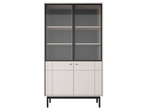 Vitrinenschrank Julio Cashmere