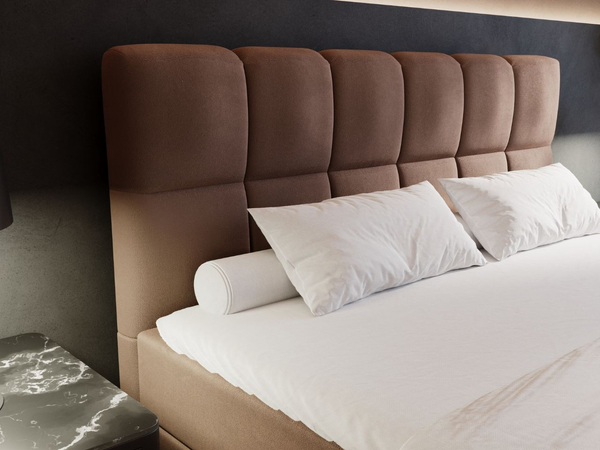 Boxspringbett mit Bettkasten 140x200 Alicante Braun