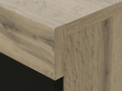 Wohnzimmer-Set – TV-Schrank und Kommode auf schwarzen Füßen Asumi Schwarz und Eiche Wotan