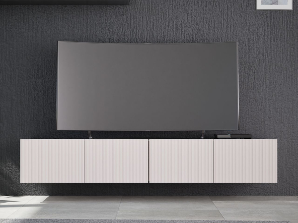 Set mit zwei TV-Lowboard mit Türen 100 cm Kioto Cashmere