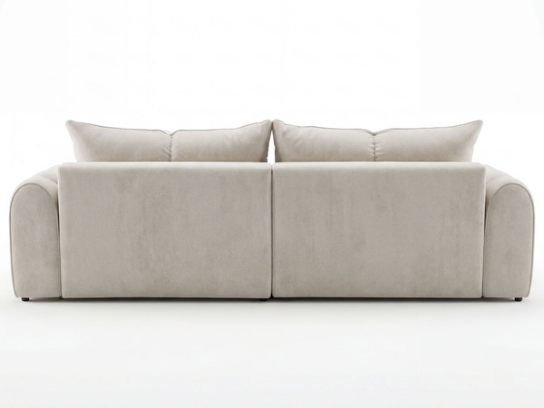 Ecksofa L-Form Links mit Schlaffunktion und Bettkasten Bonno Beige