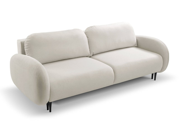 Schlafsofa mit Bettfunktion und Bettkasten Alta Hellgrau