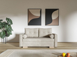 Schlafsofa mit Bettfunktion und Bettkasten Pori Beige