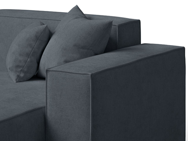 Ecksofa L-Form Rechts Arizona Dunkelgrau